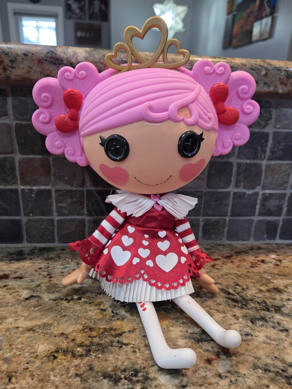 Lalaloopsy Queenie Red Heart Doll Toys Whimsey Rare Valentines Day Kidcore 2014